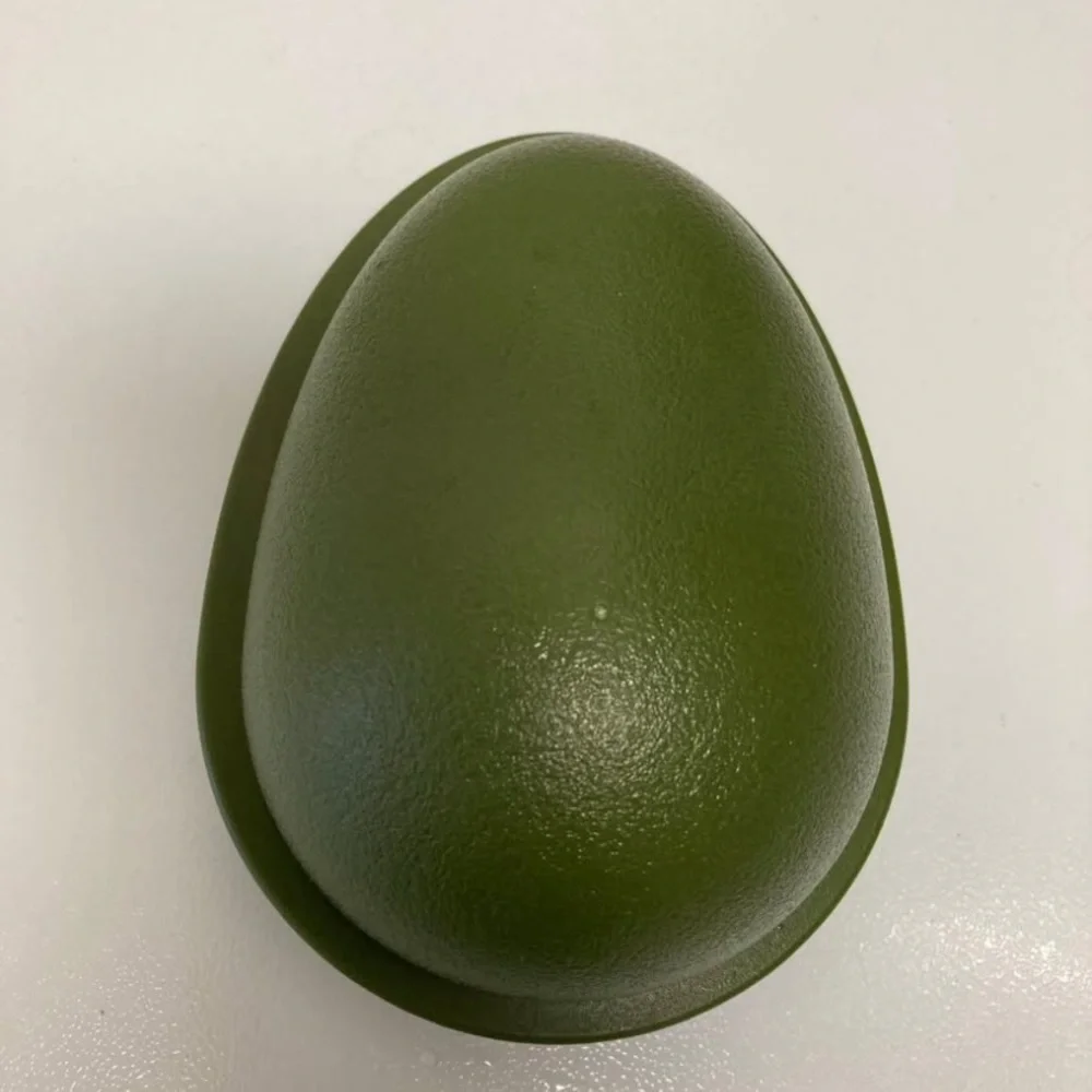 Green Egg-Shaped Container - Picture 1 of 4